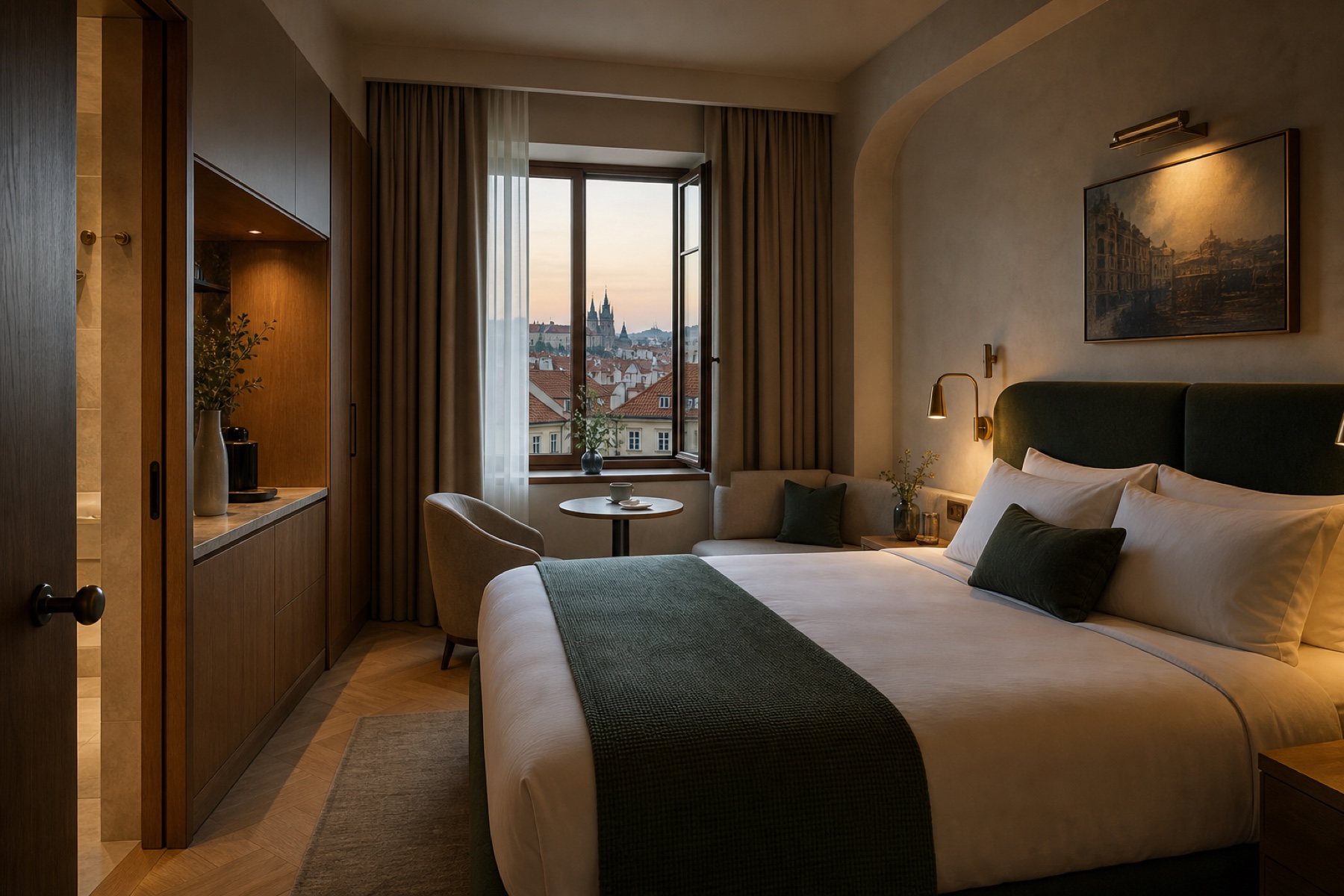 Prémiový hotelový pokoj v profesionálně spravovaném hotelu
