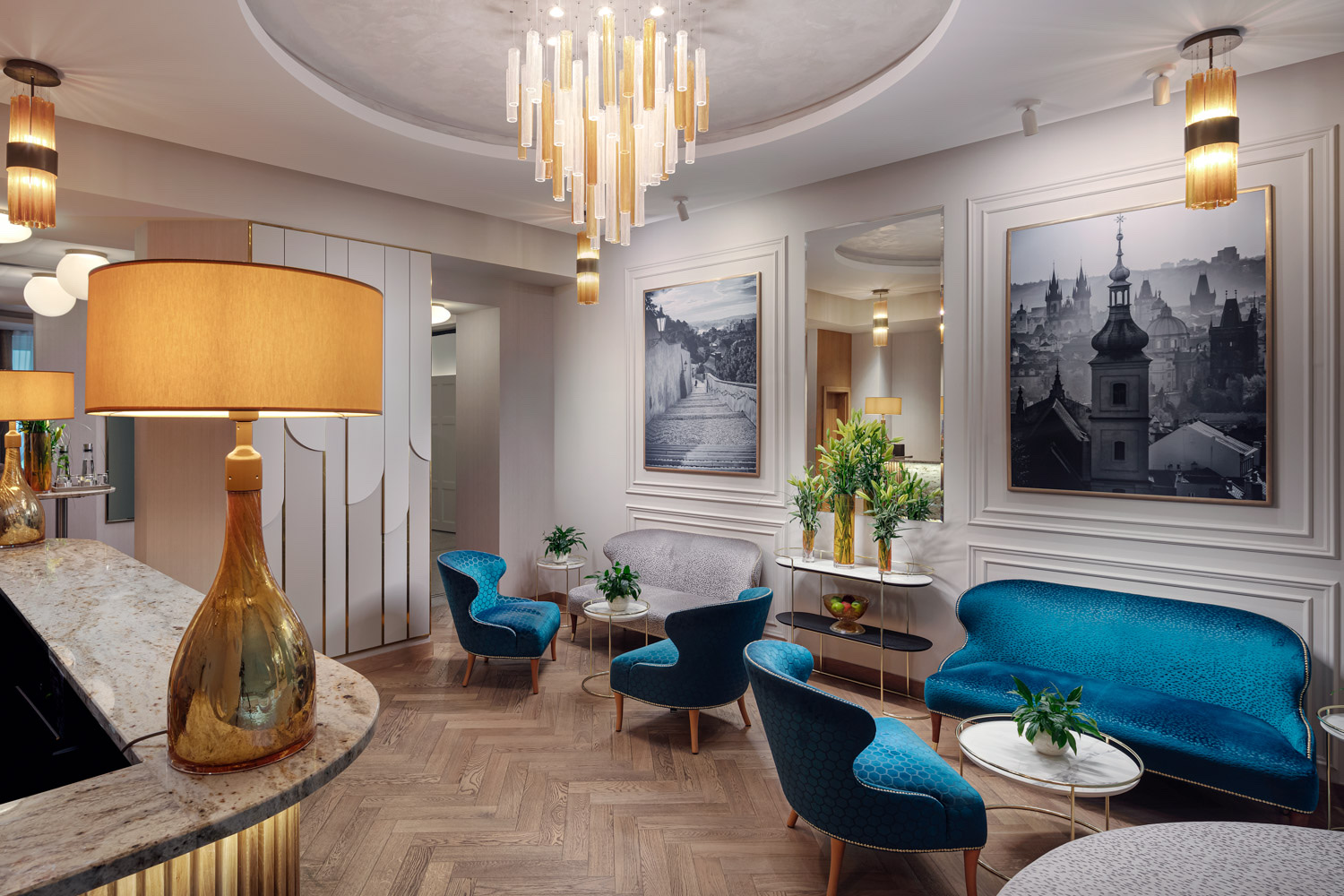 Recepce a lobby hotelu Allure Hotel & Residence Prague